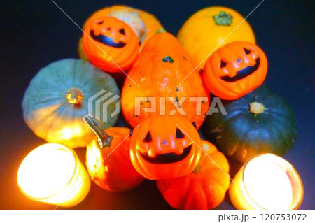 ハロウィン　ハロウィーン　Halloween　かぼちゃ　パンプキン　ジャック・オー・ランタン 120753072