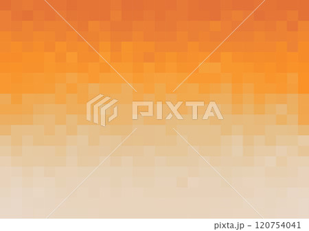abstract minimal pixel background in shades of orange vector template for poster web banner 120754041
