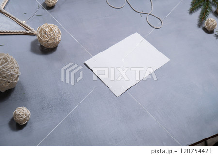 Christmas balls Gift Christmas idea. Do it yourself instruction postcard eco-friendly decoration. Making handmade presents children's diy projects. Holiday family time 120754421