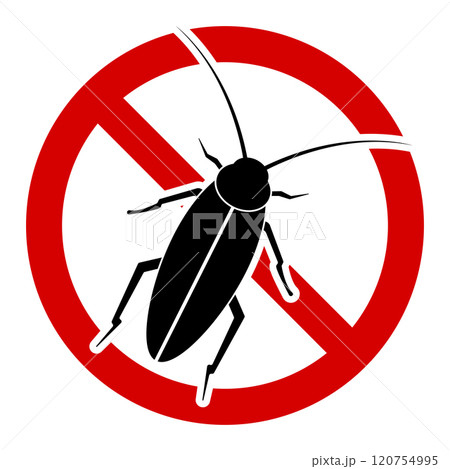 ゴキブリ退治のアイコン 120754995