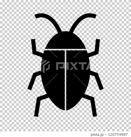 Cockroach silhouette icon 120754997