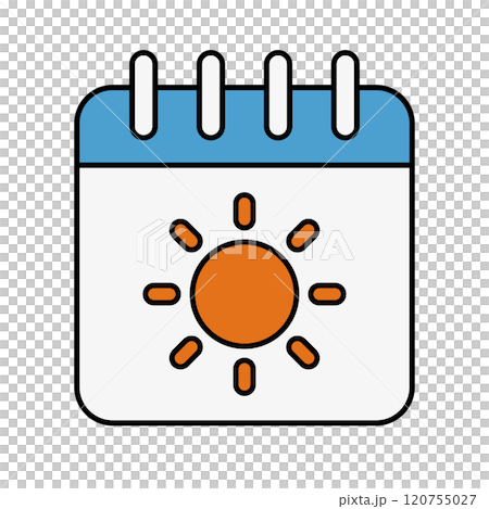 Summer time icon 120755027