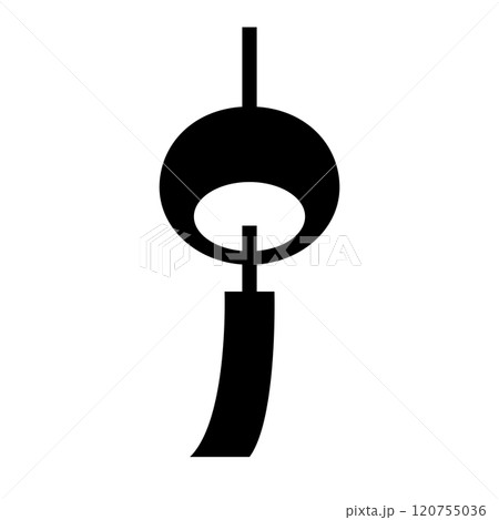 風鈴 シルエット 風鈴 シルエット 120755036