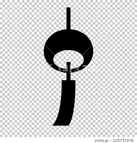 風鈴 シルエット 風鈴 シルエット 120755036