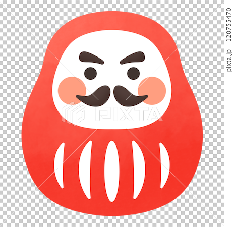 New Year's Daruma illustration New Year's Daruma illustration 120755470