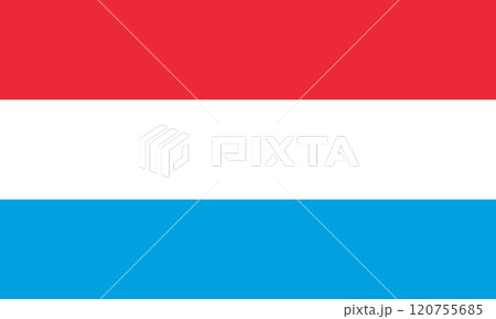 ルクセンブルク大公国の国旗 ルクセンブルク大公国の国旗 120755685