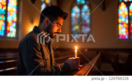 man praying in church. religion, faith, spirituality, religion, god. religion, spirituality, spirituality, faith and god man praying in church. religion, faith, spirituality, religion, god. religion, spirituality, spirituality, faith and god 120760126