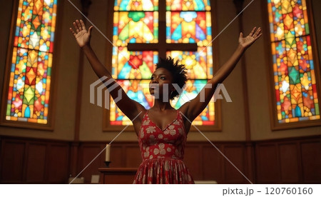 woman praying in church. religion, faith, spirituality, religion, god. religion, spirituality, spirituality, faith and god 120760160