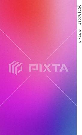 細かなノイズがあるカラフルな抽象グラデーション 120761256