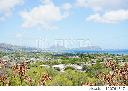 アメリカ ダイヤモンドヘッドの風景 120761847