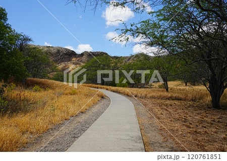 アメリカ ダイヤモンドヘッド 登山道 アメリカ ダイヤモンドヘッド 登山道 120761851