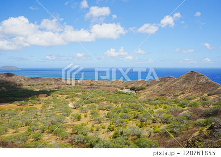アメリカ ダイヤモンドヘッドの風景 アメリカ ダイヤモンドヘッドの風景 120761855