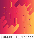 Abstract gradient Geometric shape with gradient background. Modern futuristic Product background use for magazines, any brandings, banners, backgrounds 120762333