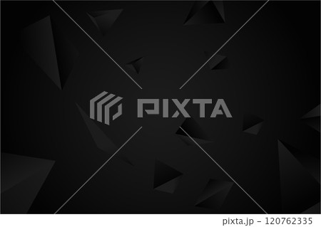 Abstract geometric figures black background seamless mosaic and low polygon triangle texture wallpaper Abstract geometric figures black background seamless mosaic and low polygon triangle texture wallpaper 120762335