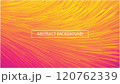 Abstract Colorful Yellow and Red Gradient Fluffy Fur Texture Background 120762339