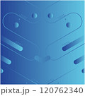 Abstract blue gradient background. Blurred Line water backdrop. Vector illustration for your graphic design, banner, summer or aqua poster 120762340