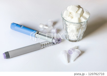 Insulin injection pen or insulin cartridge pen for diabetics. 120762710