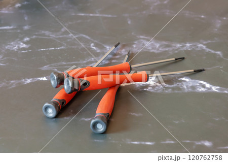 Set of work tools for various repairs. 120762758
