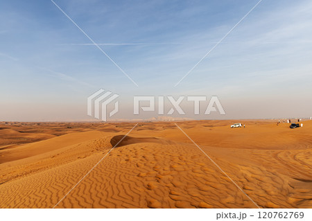 The Empty Quarter, or Rub al Khali - The world's largest sand desert in Dubai. 120762769