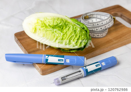 Original Danish Ozempic Insulin injection pen for diabetics and vegetables. 120762986