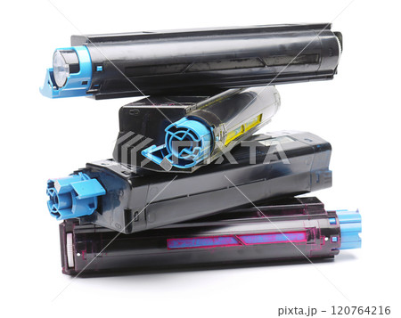 Four color laser printer toner cartridges Four color laser printer toner cartridges 120764216