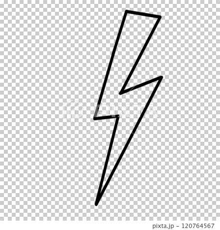 A drawing of thunder  120764567