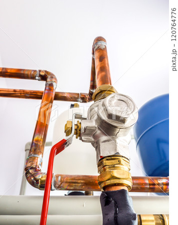 Boiler room installation Boiler room installation 120764776