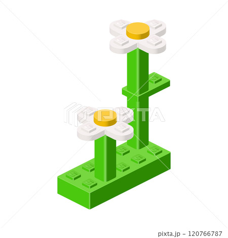 Concept of decomposing plastic nature conservation. Vector 120766787