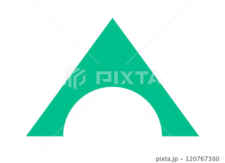 Abstract brutalism shape geometrical form 120767380
