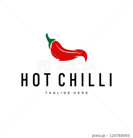 Hot Chili Peppers Logo Farm Garden Design Simple Illustration Symbol Template Hot Chili Peppers Logo Farm Garden Design Simple Illustration Symbol Template 120768093