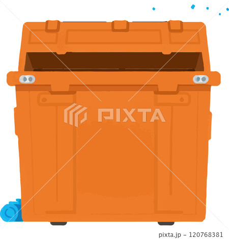 Dumpster Garbage Waste Scrap Arrangement 120768381