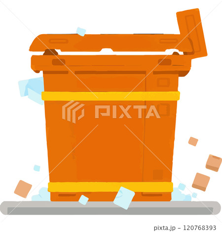 Storage Garbage Waste Heavy Bin Storage Garbage Waste Heavy Bin 120768393
