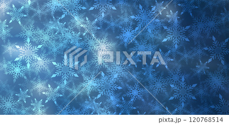 雪　クリスマス　冬　光　背景	 120768514