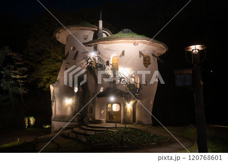 あけぼの子どもの森公園　秋のライトアップ 120768601