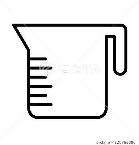 計量カップ サイン 120768880