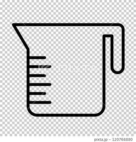 Measuring cup sign Measuring cup sign 120768880