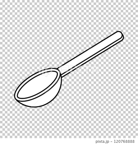 Tablespoon and teaspoon icons 120768888