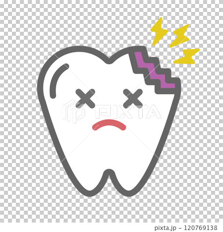 虫歯のイラスト 120769138