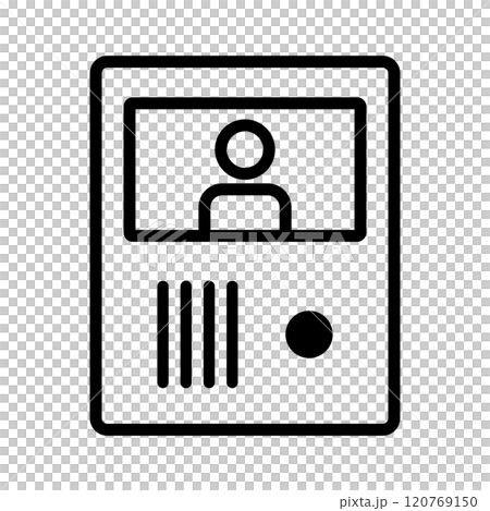 インターホンのアイコン インターホンのアイコン 120769150