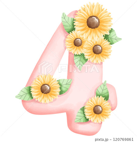 cute floral pattern with flowers cute floral pattern with flowers 120769861