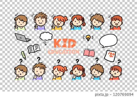 子供　勉強　教育　学習 120769894