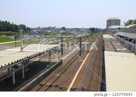 JR常磐線石岡駅の風景 JR常磐線石岡駅の風景 120770895