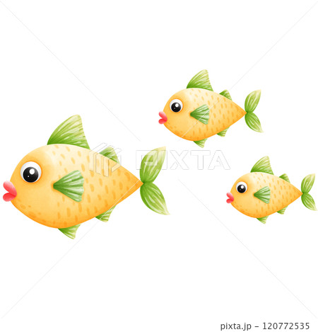 Colorful creatures of the ocean 120772535