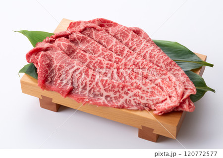 黒毛和牛のしゃぶしゃぶ用もも肉 黒毛和牛のしゃぶしゃぶ用もも肉 120772577