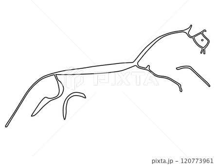 地上絵　アフィントンの白馬 120773961