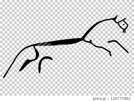 地上絵　アフィントンの白馬 120773962