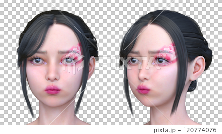 Close-up of a woman's face Close-up of a woman's face 120774076