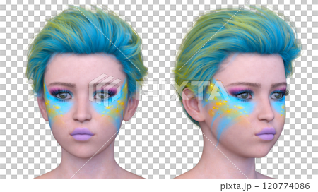 Close-up of a woman's face Close-up of a woman's face 120774086