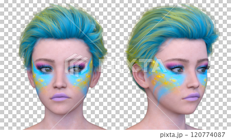 Close-up of a woman's face Close-up of a woman's face 120774087