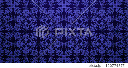 seamless pattern repetitive dark blue colors with floral ornament backgrounds for wallpapers, textile and web page, knitted fabric textured, fabric printing, birthday invitations cover, wrapping paper seamless pattern repetitive dark blue colors with floral ornament backgrounds for wallpapers, textile and web page, knitted fabric textured, fabric printing, birthday invitations cover, wrapping paper 120774875